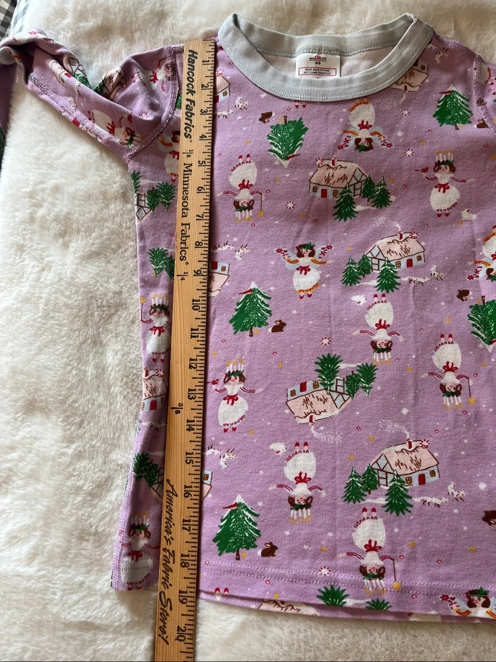 Hanna Andersson Holiday Pajamas Organic Cotton Size 8